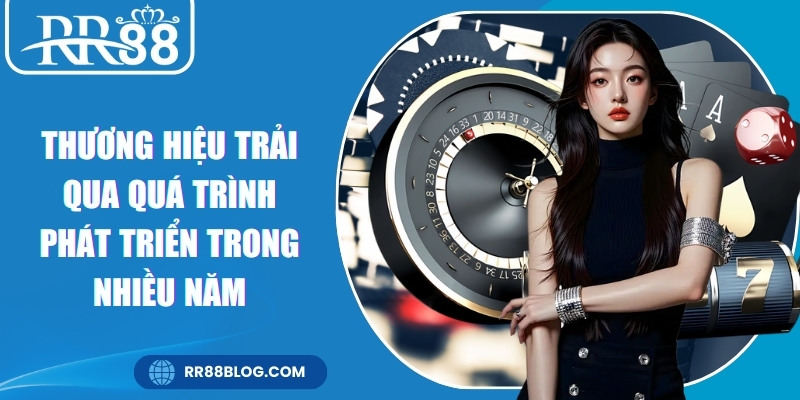 Thương hiệu trải qua quá trình phát triển trong nhiều năm